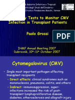 Laboratory Tests To Monitor CMV Infection in Transplant Patients