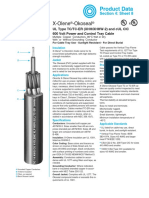 Power Cable Data Sheet