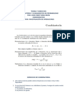 TEORIA Y EJERCICIOS Combinatoria y Probabilidad PDF