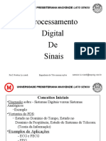 Processamento Digital de Sinais - Capitulo I e Historico