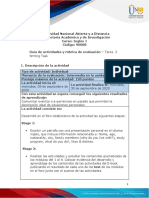 Guía de actividades y rubrica de evaluación - Unidad 1 - Tarea 2 - Writing Task.pdf