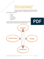 The ADDIE Instructional Design Model: A Structured Training Methodology