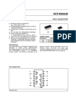 HCF4069UB: Hex Inverter