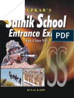 Sainik School Entrance Exam. (C - Dr. Lal PDF