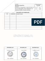 PE-088- Lineamientos de SSOMA durante el periodo de aislamiento social obligatorio - terceros