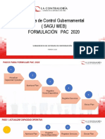 Sistema de Control Gubernamental Formulacion PAC 2020