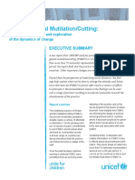 Female Genital Mutilation/Cutting:: Executive Summary