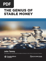 FreedomWorks Issue Brief: The Genius of Stable Money