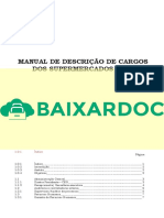Manual de Descriao de Cargos Dos Supermercados XXXXXXXX PDF