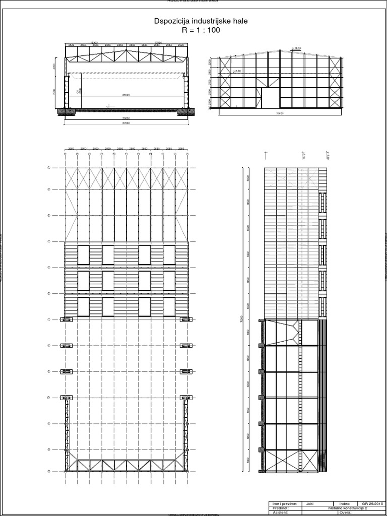 Industrial Hall Layout and Design | PDF