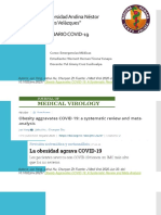 Revisión de Artículo-Laobesidad Agrava La Covid 19 Uancv - Juliaca.perú