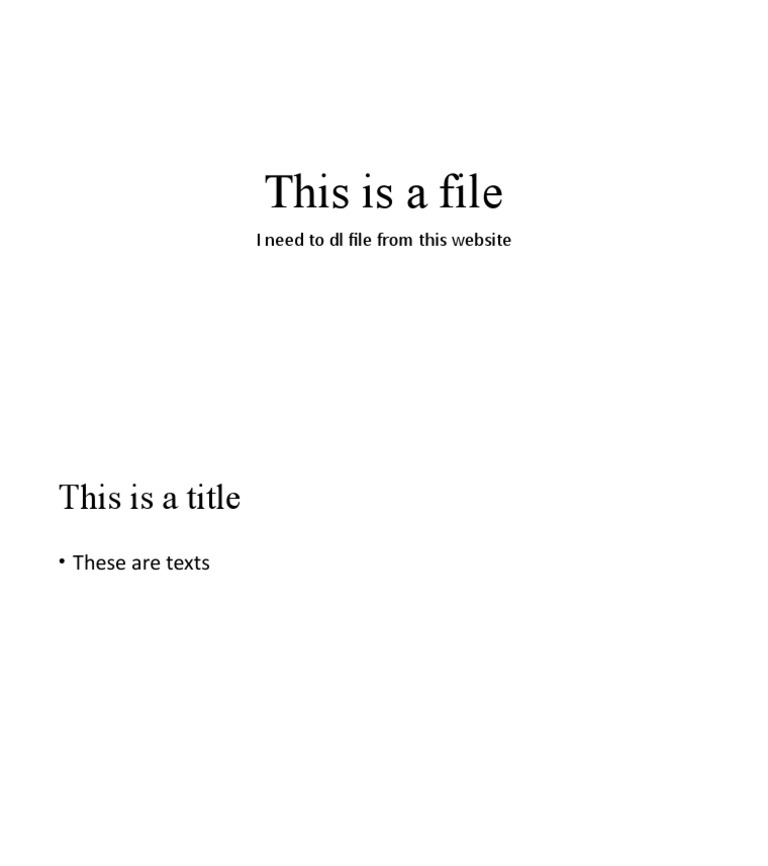 This Is A File: I Need To DL File From This Website | PDF