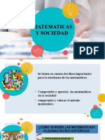 Matematicas y Sociedad