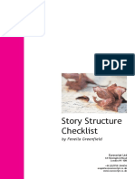 Story Structure Checklist: by Fenella Greenfield