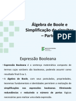 Aula03 - Algebra de Boole e Simplificação de Circuitos PDF