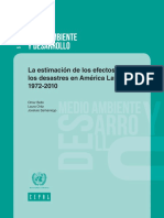 Estimacion de Desastres - Cepal 2010 PDF