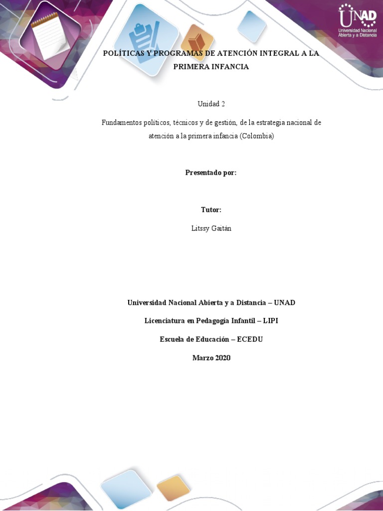 Atención Integral a la Primera Infancia | PDF | Educación de la primera ...