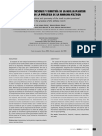 Respuestas, Adaptaciones Y Simetría de La Huella Plantar Producidas Por La Práctica de La Marcha Atlética