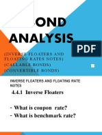 4.4 BOND Analysis: (Inverse Floaters and Floating Rates Notes) (Callable Bonds) (Convertible Bonds)