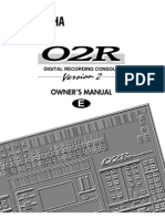 Yamaha 02Rv2E Manual
