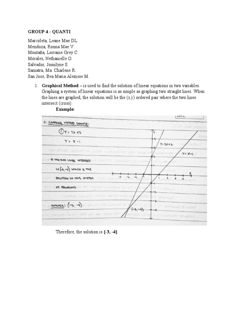 Linear Equation Solution Methods | PDF | System Of Linear Equations ...