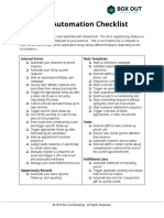 Business Automation Checklist: Internal Forms Note Templates