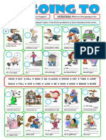 Be Going To For Future Intentions Predictions Grammar Drills Information Gap Activities - 88001 PDF