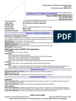 Vitamin B Complex Injection SDS (Aug2016) PDF