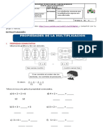 Guia 4 MATEMATICAS Propiedades de La Multiplicación