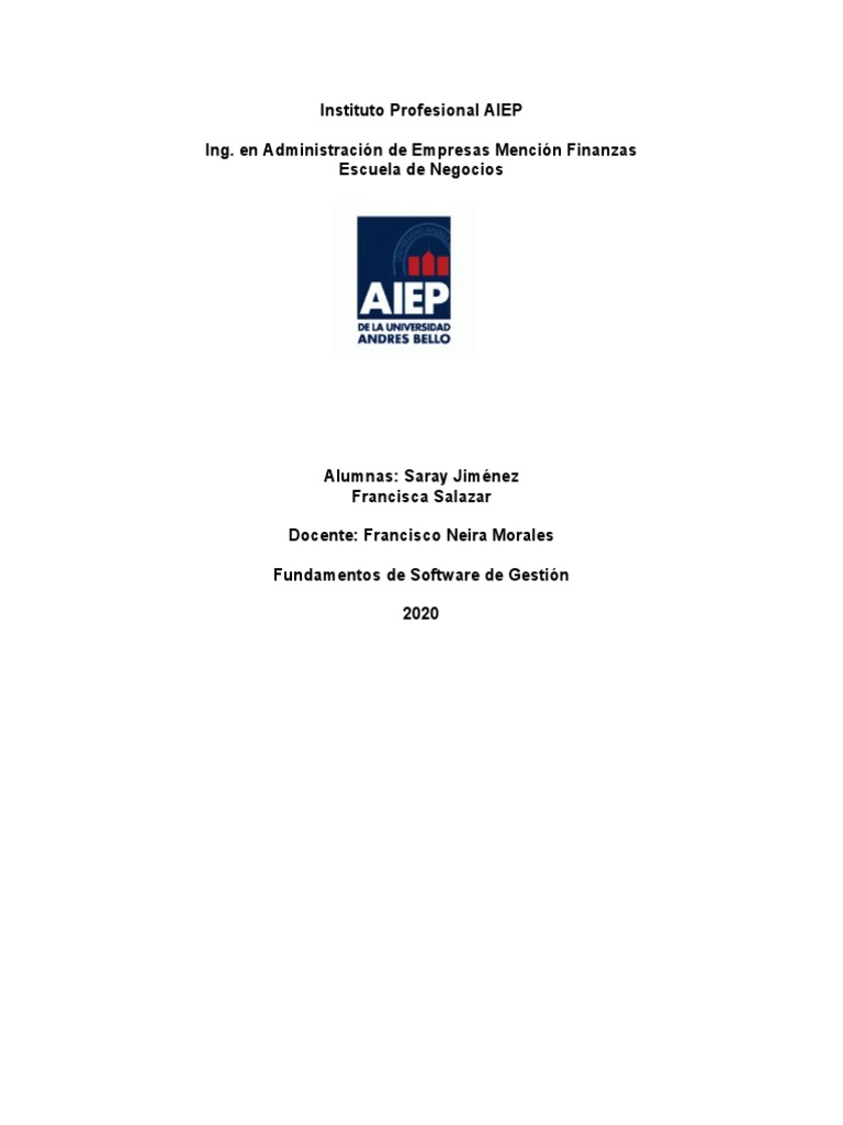 Sumativa 2 Software | PDF | Sap Se | Planificación de recursos ...