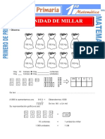 La Unidad de Millar para Primero de Primaria