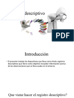 Registro Descriptivo