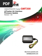 GMT200 @track Air Interface Firmware Update V1.00 PDF