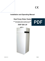 Installation and Operating Manual: With Sheet-Metal Cabinet, Airduct Connection and Supplementary Heat Exchanger