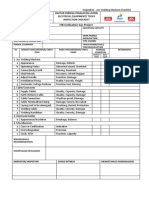JTB Unitization Gas Project: Electrical Equipment/ Tools Inspection Checklist