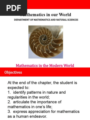 Mathematics In Our World Ppsx Pdf Teaching Mathematics Global Positioning System