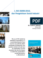CSR, ISO 26000 dan Pengelolaan Sosial Industri di Indonesia