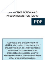 Corrective Action and Preventive Action (Capa)