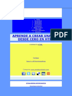 HTML Desde Cero Crear Web Con Etiquetas y Códigos