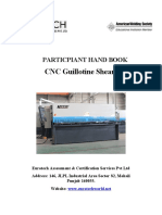 CNC Guillotine Shears Handout