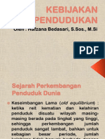 Kebijakan Kependudukan - I