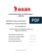 Análisis de caso sobre problemas de comunicación y gestión de inventarios en compañía minera