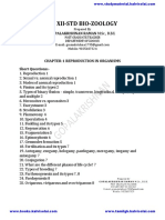 Class 12 Bio Zoology TM - TN HSC Bio - Zoology Chapter Wise Question Bank Download PDF