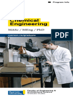 Chemical Engineering: Masc / Meng / PHD