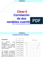 Clase 6 Correalción de Dos Variables Cuantitativas