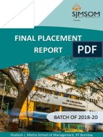 Final Placement Report 2018-20