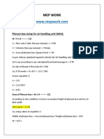 MEPWORK AHU PLENUM BOX SIZING