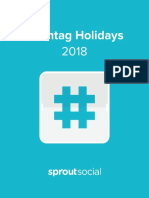 Sprout Social Hashtag Holidays 2018 PDF