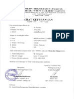 Keterangan: Surat