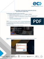 Paso A Paso para Activación de Azure Pass PDF